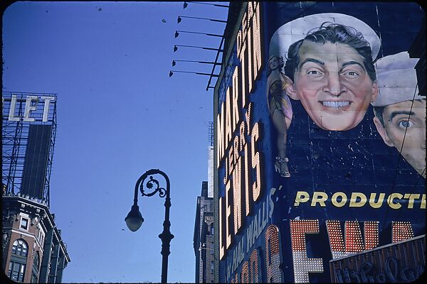[83 Views of Billboards in Times Square, New York], Walker Evans (American, St. Louis, Missouri 1903–1975 New Haven, Connecticut), Color film transparency