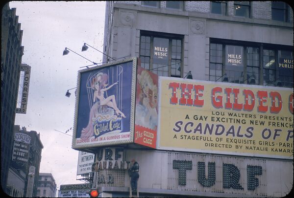 [83 Views of Billboards in Times Square, New York], Walker Evans (American, St. Louis, Missouri 1903–1975 New Haven, Connecticut), Color film transparency
