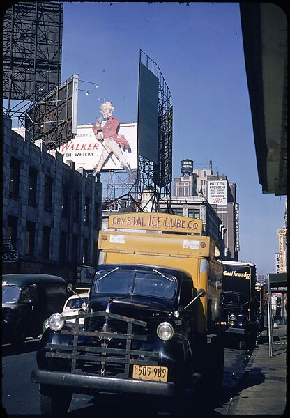 [83 Views of Billboards in Times Square, New York], Walker Evans (American, St. Louis, Missouri 1903–1975 New Haven, Connecticut), Color film transparency