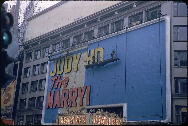 [83 Views of Billboards in Times Square, New York], Walker Evans (American, St. Louis, Missouri 1903–1975 New Haven, Connecticut), Color film transparency