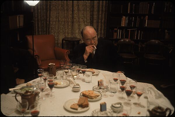 [34 Interior Views of Wine Tasting at the Century Club, New York], Walker Evans (American, St. Louis, Missouri 1903–1975 New Haven, Connecticut), Color film transparency