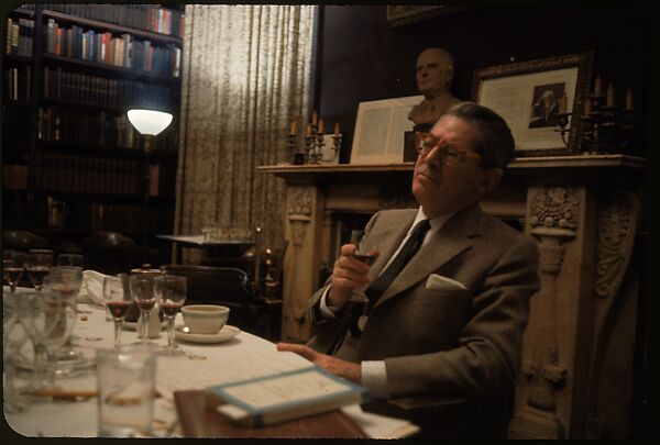 [34 Interior Views of Wine Tasting at the Century Club, New York], Walker Evans (American, St. Louis, Missouri 1903–1975 New Haven, Connecticut), Color film transparency
