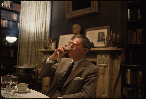 [34 Interior Views of Wine Tasting at the Century Club, New York], Walker Evans (American, St. Louis, Missouri 1903–1975 New Haven, Connecticut), Color film transparency
