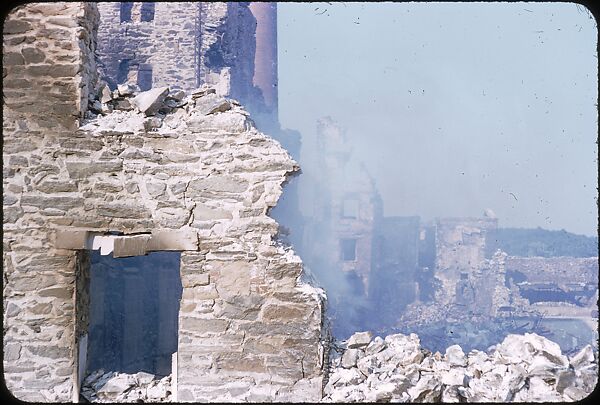 [76 Views of Flood Damage, Including Buildings, Interiors, and Landscape], Walker Evans (American, St. Louis, Missouri 1903–1975 New Haven, Connecticut), Color film transparency