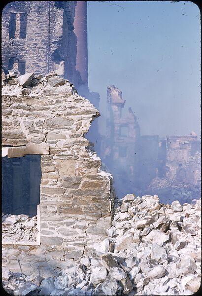 [76 Views of Flood Damage, Including Buildings, Interiors, and Landscape], Walker Evans (American, St. Louis, Missouri 1903–1975 New Haven, Connecticut), Color film transparency