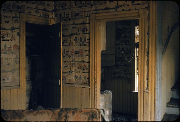 [76 Views of Flood Damage, Including Buildings, Interiors, and Landscape], Walker Evans (American, St. Louis, Missouri 1903–1975 New Haven, Connecticut), Color film transparency