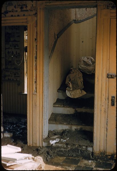 [76 Views of Flood Damage, Including Buildings, Interiors, and Landscape], Walker Evans (American, St. Louis, Missouri 1903–1975 New Haven, Connecticut), Color film transparency