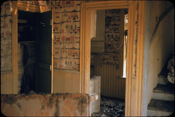 [76 Views of Flood Damage, Including Buildings, Interiors, and Landscape], Walker Evans (American, St. Louis, Missouri 1903–1975 New Haven, Connecticut), Color film transparency