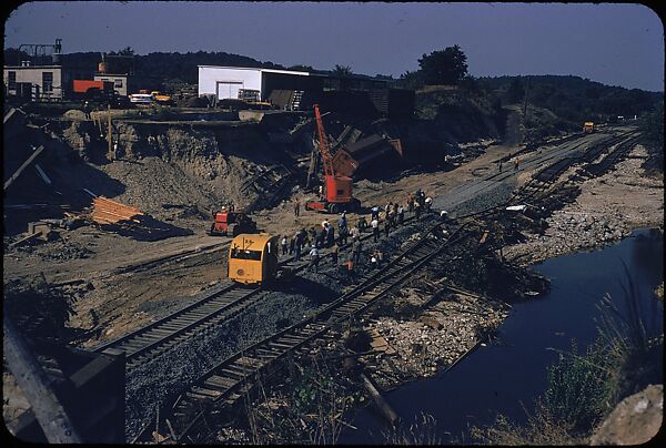 [76 Views of Flood Damage, Including Buildings, Interiors, and Landscape], Walker Evans (American, St. Louis, Missouri 1903–1975 New Haven, Connecticut), Color film transparency