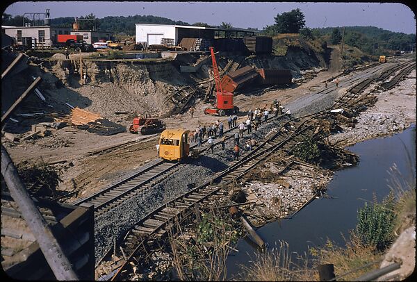 [76 Views of Flood Damage, Including Buildings, Interiors, and Landscape], Walker Evans (American, St. Louis, Missouri 1903–1975 New Haven, Connecticut), Color film transparency