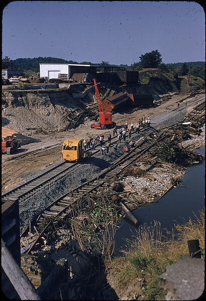 [76 Views of Flood Damage, Including Buildings, Interiors, and Landscape], Walker Evans (American, St. Louis, Missouri 1903–1975 New Haven, Connecticut), Color film transparency