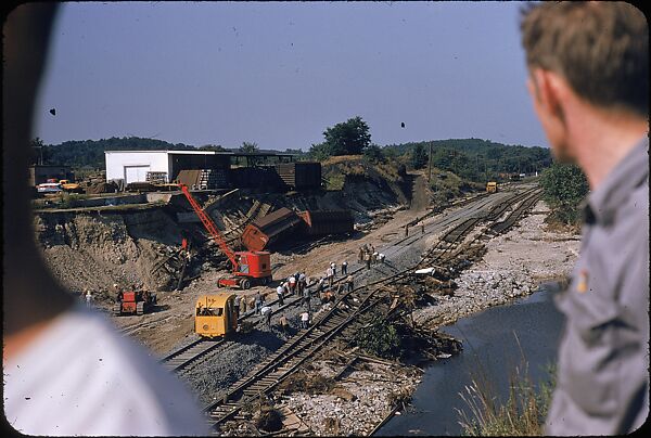 [76 Views of Flood Damage, Including Buildings, Interiors, and Landscape], Walker Evans (American, St. Louis, Missouri 1903–1975 New Haven, Connecticut), Color film transparency