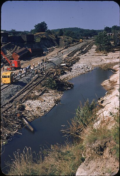 [76 Views of Flood Damage, Including Buildings, Interiors, and Landscape], Walker Evans (American, St. Louis, Missouri 1903–1975 New Haven, Connecticut), Color film transparency