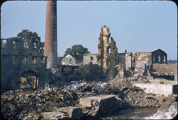 [76 Views of Flood Damage, Including Buildings, Interiors, and Landscape], Walker Evans (American, St. Louis, Missouri 1903–1975 New Haven, Connecticut), Color film transparency