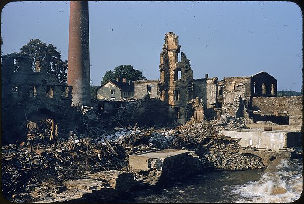 [76 Views of Flood Damage, Including Buildings, Interiors, and Landscape], Walker Evans (American, St. Louis, Missouri 1903–1975 New Haven, Connecticut), Color film transparency