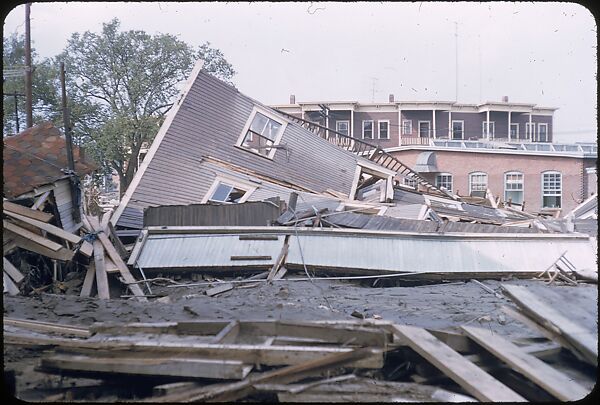 [76 Views of Flood Damage, Including Buildings, Interiors, and Landscape], Walker Evans (American, St. Louis, Missouri 1903–1975 New Haven, Connecticut), Color film transparency