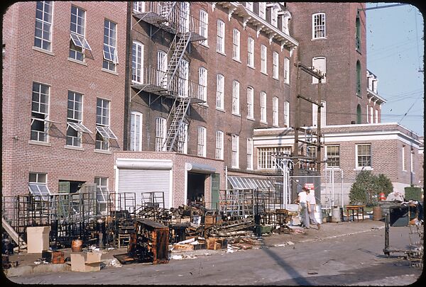 [76 Views of Flood Damage, Including Buildings, Interiors, and Landscape], Walker Evans (American, St. Louis, Missouri 1903–1975 New Haven, Connecticut), Color film transparency