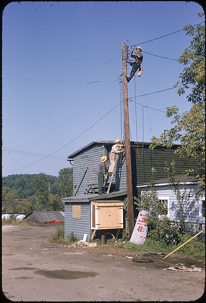 [76 Views of Flood Damage, Including Buildings, Interiors, and Landscape], Walker Evans (American, St. Louis, Missouri 1903–1975 New Haven, Connecticut), Color film transparency
