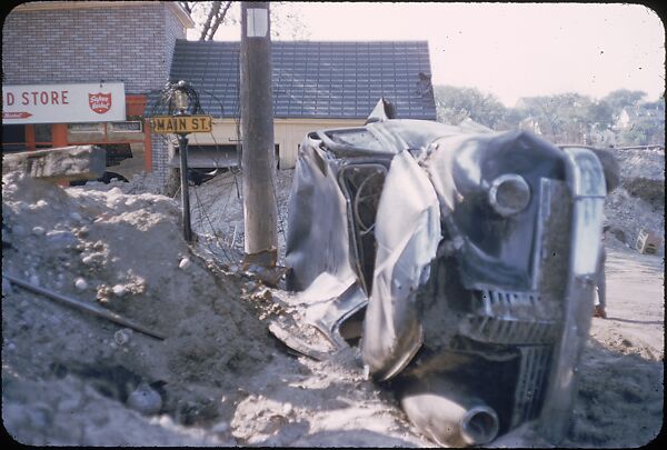 [76 Views of Flood Damage, Including Buildings, Interiors, and Landscape], Walker Evans (American, St. Louis, Missouri 1903–1975 New Haven, Connecticut), Color film transparency