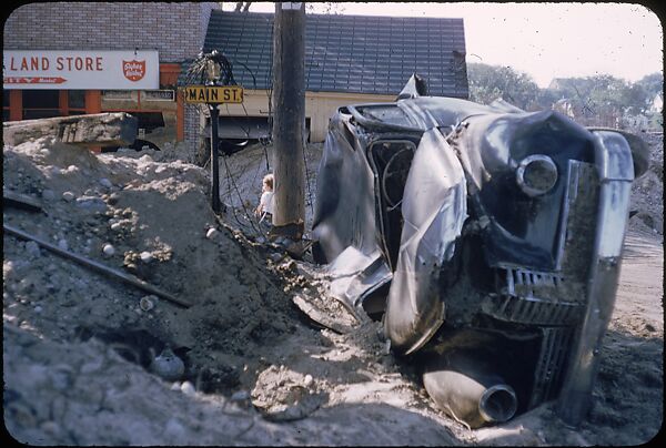 [76 Views of Flood Damage, Including Buildings, Interiors, and Landscape], Walker Evans (American, St. Louis, Missouri 1903–1975 New Haven, Connecticut), Color film transparency