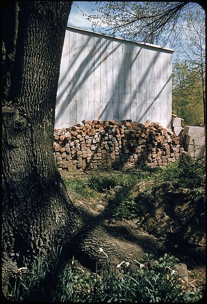 [30 Views of Woodpile and Shed, Possibly Old Lyme, Connecticut], Walker Evans (American, St. Louis, Missouri 1903–1975 New Haven, Connecticut), Color film transparency