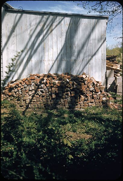 [30 Views of Woodpile and Shed, Possibly Old Lyme, Connecticut], Walker Evans (American, St. Louis, Missouri 1903–1975 New Haven, Connecticut), Color film transparency