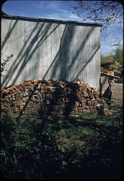 [30 Views of Woodpile and Shed, Possibly Old Lyme, Connecticut], Walker Evans (American, St. Louis, Missouri 1903–1975 New Haven, Connecticut), Color film transparency