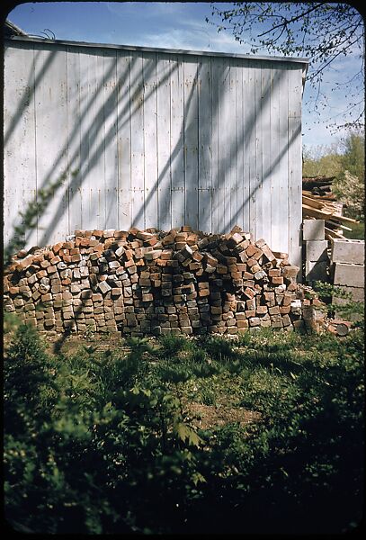 [30 Views of Woodpile and Shed, Possibly Old Lyme, Connecticut], Walker Evans (American, St. Louis, Missouri 1903–1975 New Haven, Connecticut), Color film transparency