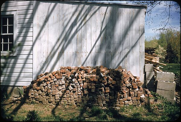 [30 Views of Woodpile and Shed, Possibly Old Lyme, Connecticut], Walker Evans (American, St. Louis, Missouri 1903–1975 New Haven, Connecticut), Color film transparency