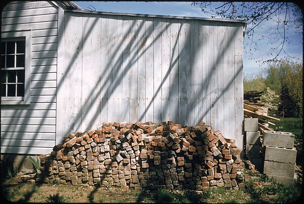 [30 Views of Woodpile and Shed, Possibly Old Lyme, Connecticut], Walker Evans (American, St. Louis, Missouri 1903–1975 New Haven, Connecticut), Color film transparency