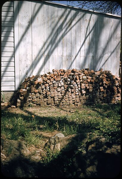 [30 Views of Woodpile and Shed, Possibly Old Lyme, Connecticut], Walker Evans (American, St. Louis, Missouri 1903–1975 New Haven, Connecticut), Color film transparency