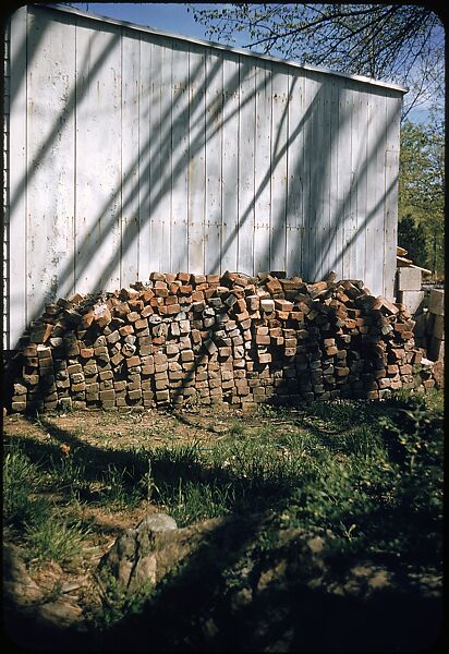 [30 Views of Woodpile and Shed, Possibly Old Lyme, Connecticut], Walker Evans (American, St. Louis, Missouri 1903–1975 New Haven, Connecticut), Color film transparency