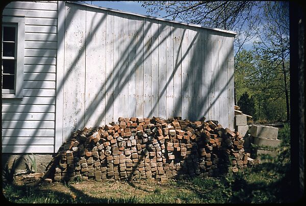 [30 Views of Woodpile and Shed, Possibly Old Lyme, Connecticut], Walker Evans (American, St. Louis, Missouri 1903–1975 New Haven, Connecticut), Color film transparency