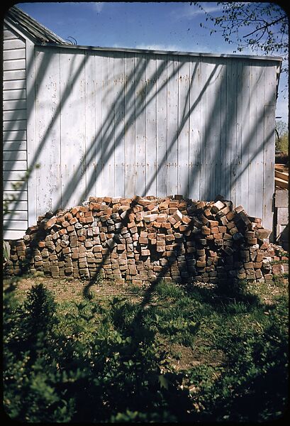 [30 Views of Woodpile and Shed, Possibly Old Lyme, Connecticut], Walker Evans (American, St. Louis, Missouri 1903–1975 New Haven, Connecticut), Color film transparency