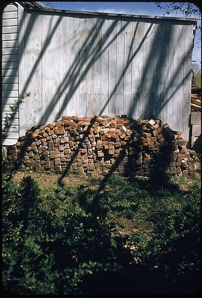 [30 Views of Woodpile and Shed, Possibly Old Lyme, Connecticut], Walker Evans (American, St. Louis, Missouri 1903–1975 New Haven, Connecticut), Color film transparency