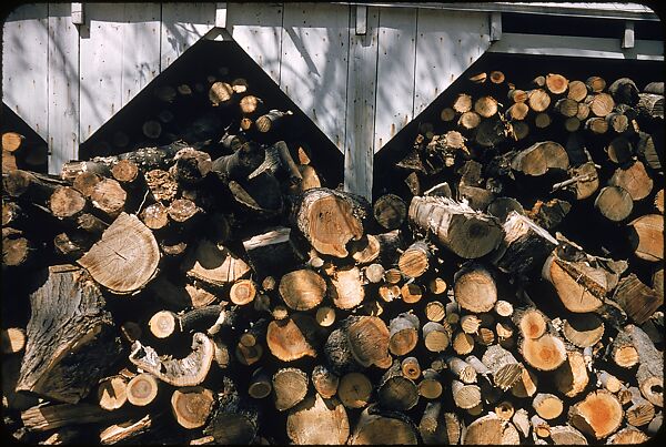 [30 Views of Woodpile and Shed, Possibly Old Lyme, Connecticut], Walker Evans (American, St. Louis, Missouri 1903–1975 New Haven, Connecticut), Color film transparency