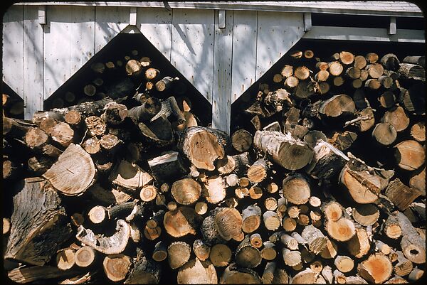 [30 Views of Woodpile and Shed, Possibly Old Lyme, Connecticut], Walker Evans (American, St. Louis, Missouri 1903–1975 New Haven, Connecticut), Color film transparency