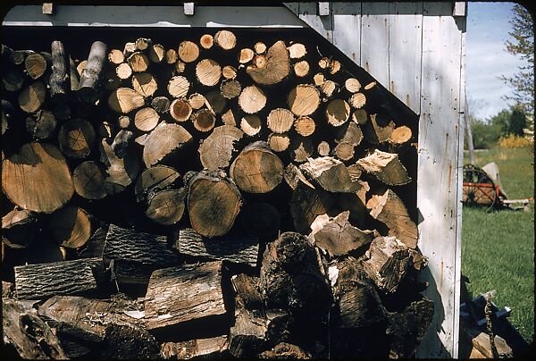 [30 Views of Woodpile and Shed, Possibly Old Lyme, Connecticut], Walker Evans (American, St. Louis, Missouri 1903–1975 New Haven, Connecticut), Color film transparency