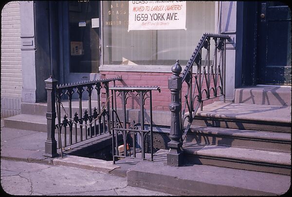 [16 Views of New York Streets, Possibly for "Street Furniture" Series], Walker Evans (American, St. Louis, Missouri 1903–1975 New Haven, Connecticut), Color film transparency 