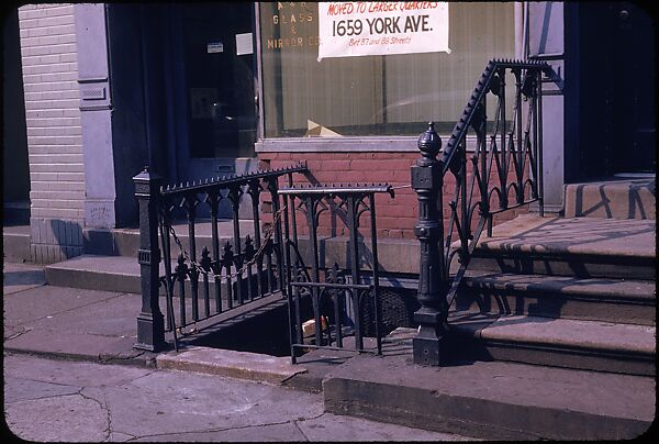 [16 Views of New York Streets, Possibly for "Street Furniture" Series], Walker Evans (American, St. Louis, Missouri 1903–1975 New Haven, Connecticut), Color film transparency