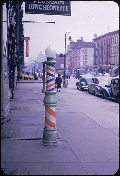 [16 Views of New York Streets, Possibly for "Street Furniture" Series], Walker Evans (American, St. Louis, Missouri 1903–1975 New Haven, Connecticut), Color film transparency