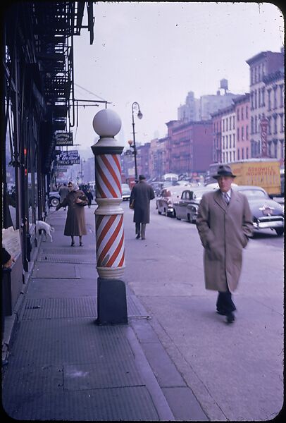 [16 Views of New York Streets, Possibly for "Street Furniture" Series], Walker Evans (American, St. Louis, Missouri 1903–1975 New Haven, Connecticut), Color film transparency
