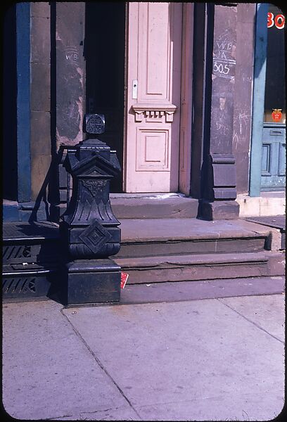 [16 Views of New York Streets, Possibly for "Street Furniture" Series], Walker Evans (American, St. Louis, Missouri 1903–1975 New Haven, Connecticut), Color film transparency