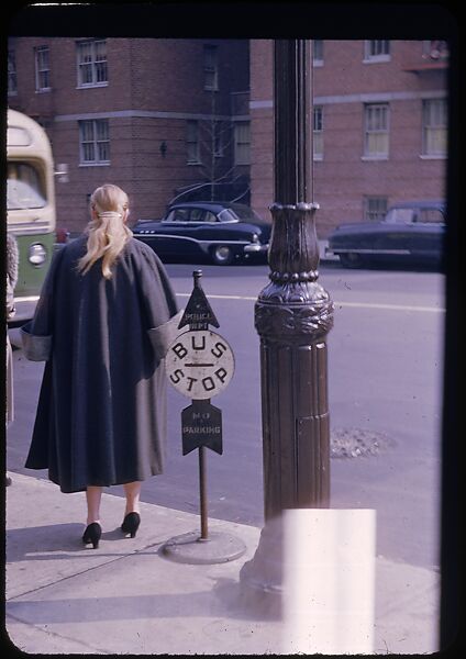 [16 Views of New York Streets, Possibly for "Street Furniture" Series], Walker Evans (American, St. Louis, Missouri 1903–1975 New Haven, Connecticut), Color film transparency