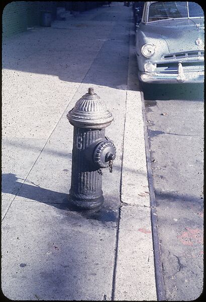 [16 Views of New York Streets, Possibly for "Street Furniture" Series], Walker Evans (American, St. Louis, Missouri 1903–1975 New Haven, Connecticut), Color film transparency