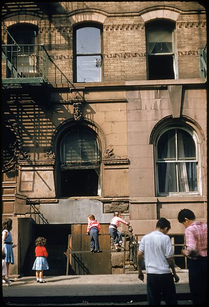 [29 Views of New York Streets, Including Building Facades, Sidewalk Graffiti, and Advertisements], Walker Evans (American, St. Louis, Missouri 1903–1975 New Haven, Connecticut), Color film transparency