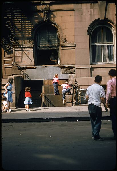 [29 Views of New York Streets, Including Building Facades, Sidewalk Graffiti, and Advertisements], Walker Evans (American, St. Louis, Missouri 1903–1975 New Haven, Connecticut), Color film transparency