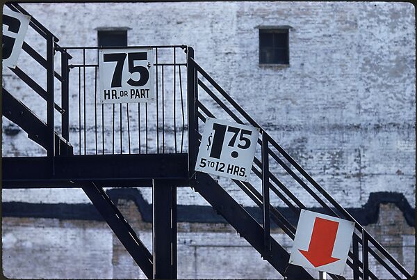 [29 Views of New York Streets, Including Building Facades, Sidewalk Graffiti, and Advertisements], Walker Evans (American, St. Louis, Missouri 1903–1975 New Haven, Connecticut), Color film transparency