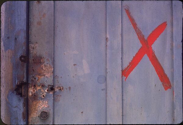 [29 Views of New York Streets, Including Building Facades, Sidewalk Graffiti, and Advertisements], Walker Evans (American, St. Louis, Missouri 1903–1975 New Haven, Connecticut), Color film transparency