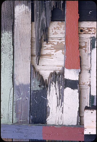 [19 Views of Painted Walls and Building Facades, Possibly for "Color Accidents" Series], Walker Evans (American, St. Louis, Missouri 1903–1975 New Haven, Connecticut), Color film transparency